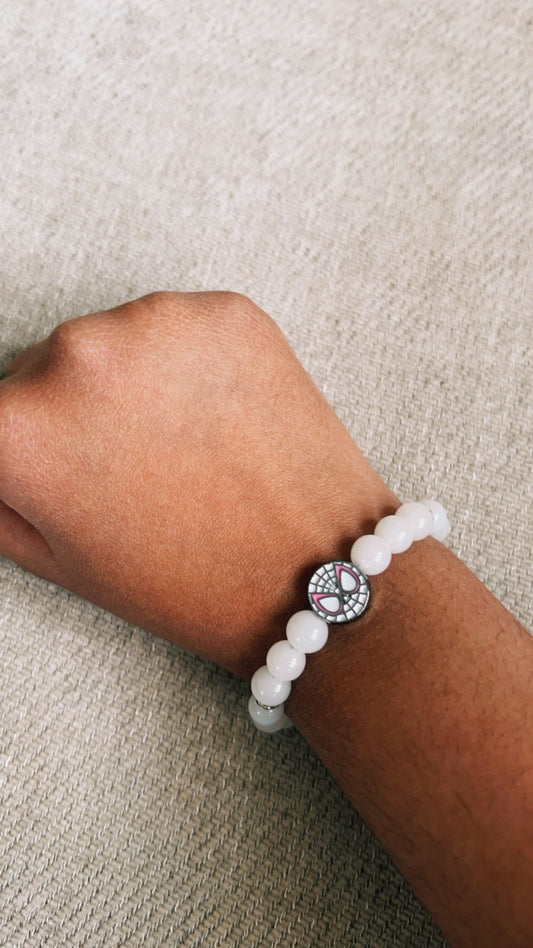 White Spider-Man Bracelet