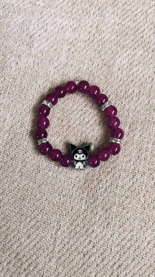 Dark Purple Kuromi Bracelet