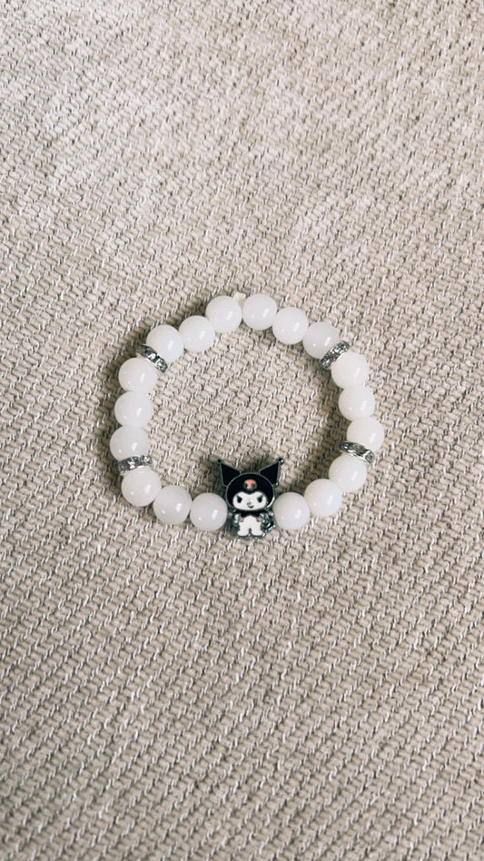 White Kuromi Bracelet